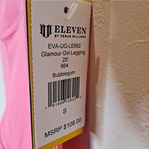 Eleven By Venus Williams Glamour Girl Leggings Bubble Gum Pink NWT Size … - Picture 4 of 9